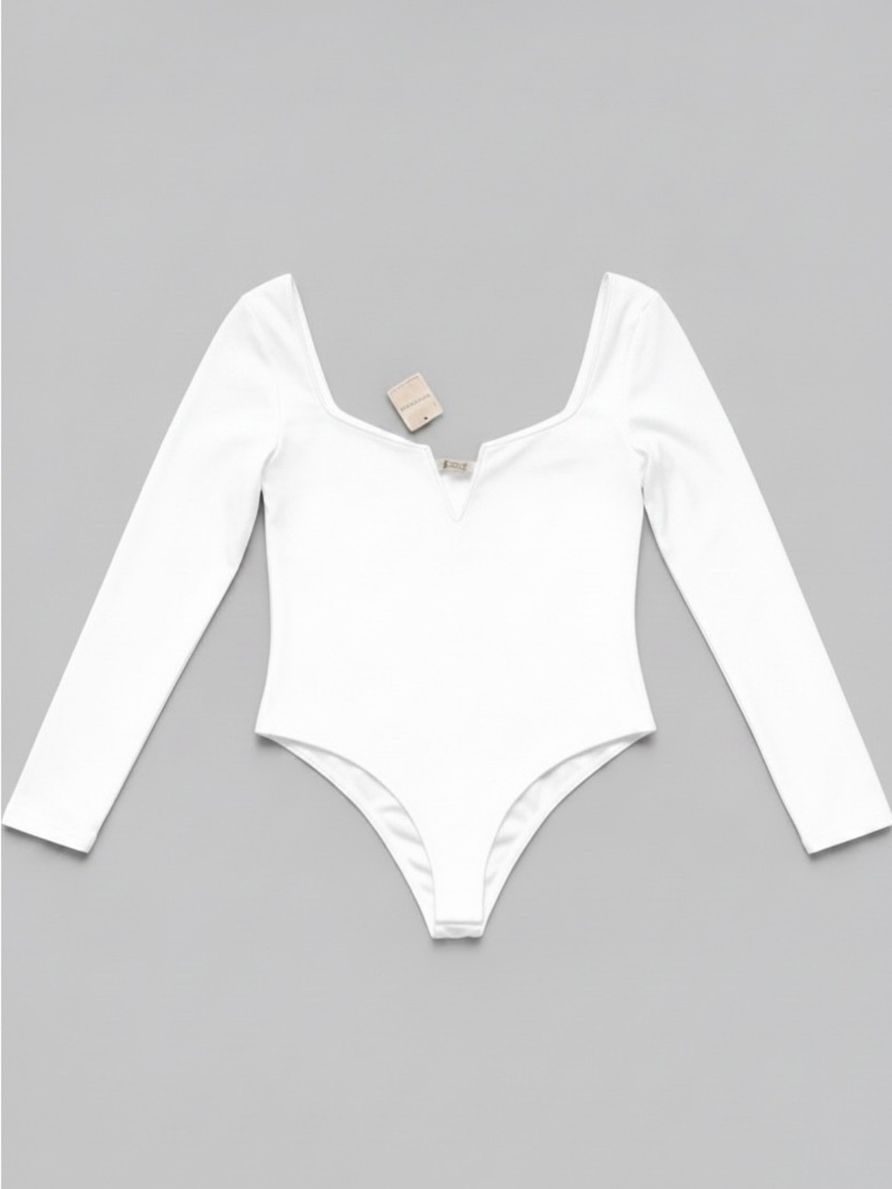 Free People Intimately Zoe V-Wire Bodysuit in Ivory NWT